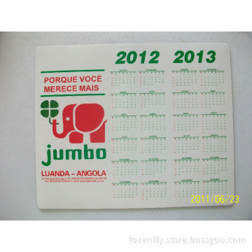 Promotional Calendar Mouse Pad with Cheap Price